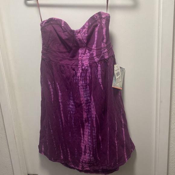 Roxy Juniors Autumn Melody Purple Knit Tube Dress - Picture 2 of 9